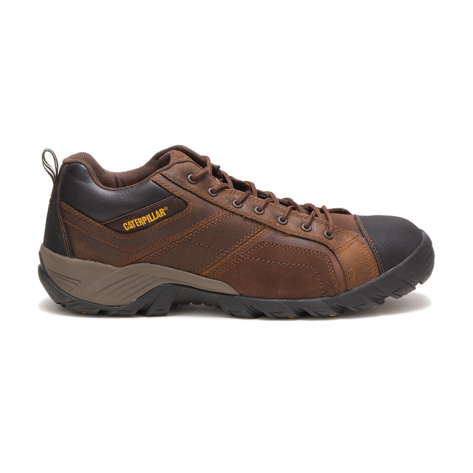 Caterpillar Argon Composite Toe - Mens Work Shoes - Dark Brown - NZ (261IJQANF)